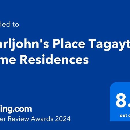 Pearljohn'S Place Tagaytay Prime Residences Tagaytay City Екстериор снимка